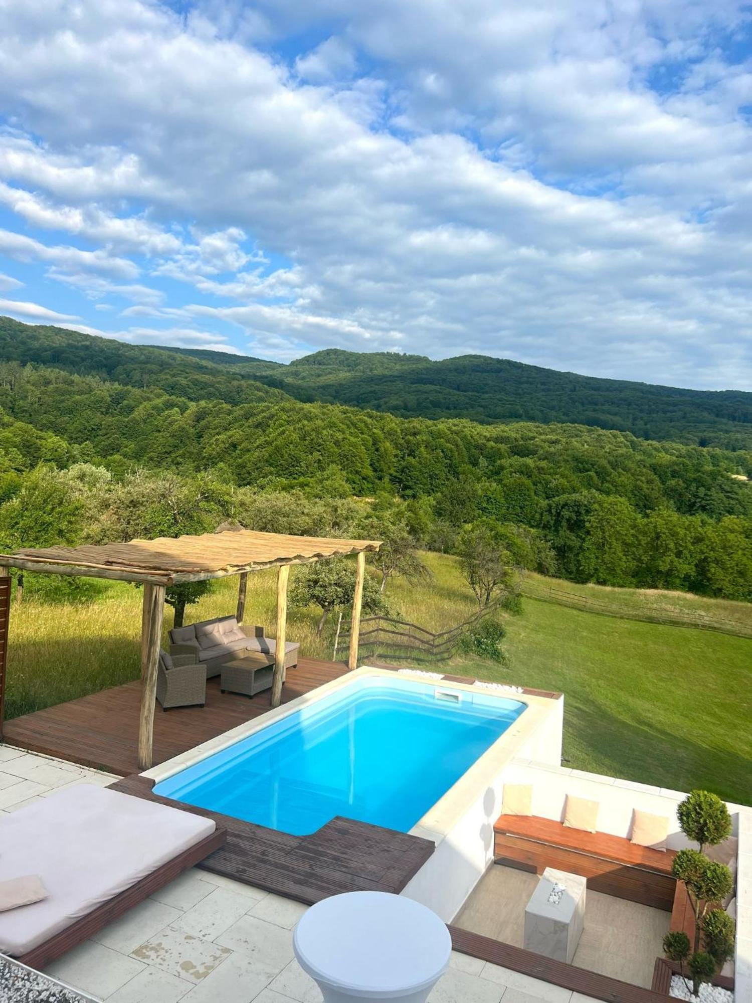 Le Chalet M - Cabana Cu O Panorama De Poveste. Surdesti  Exterior photo