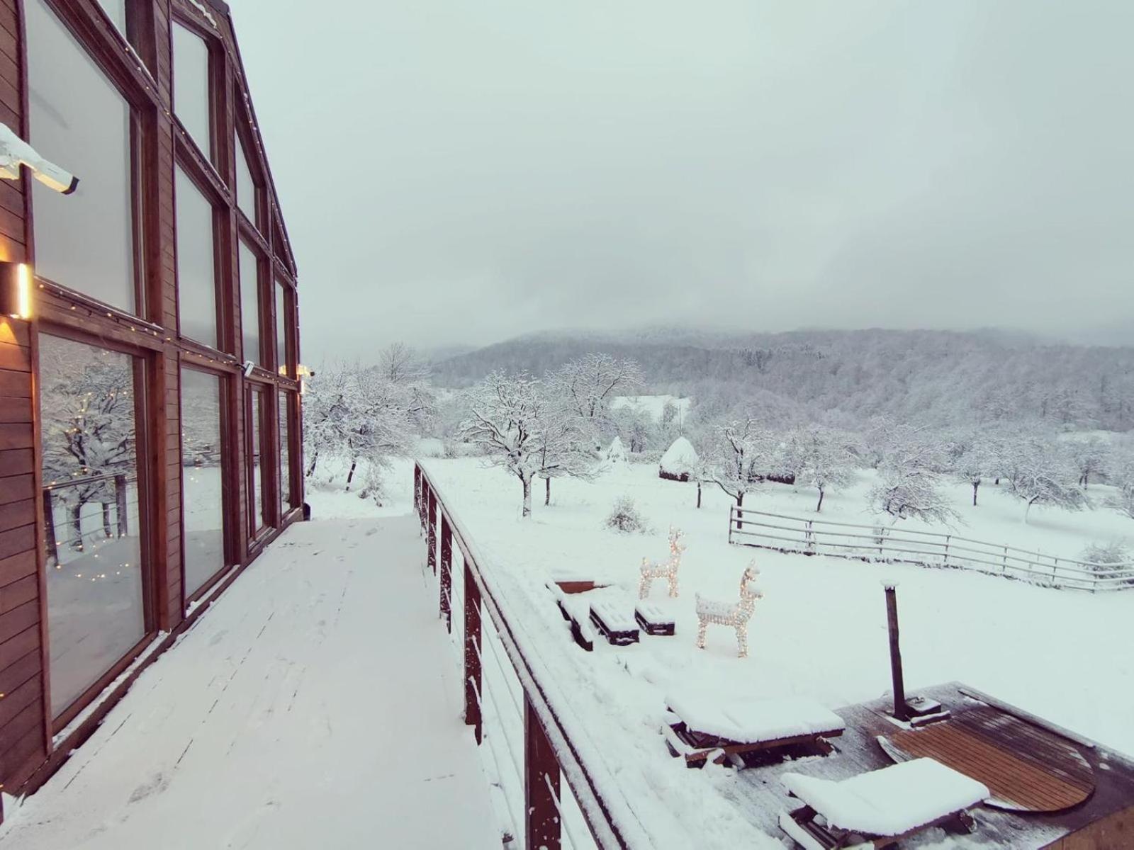 Le Chalet M - Cabana Cu O Panorama De Poveste. Surdesti  Exterior photo